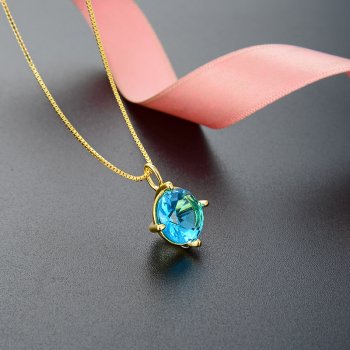 December Birthstone Necklace